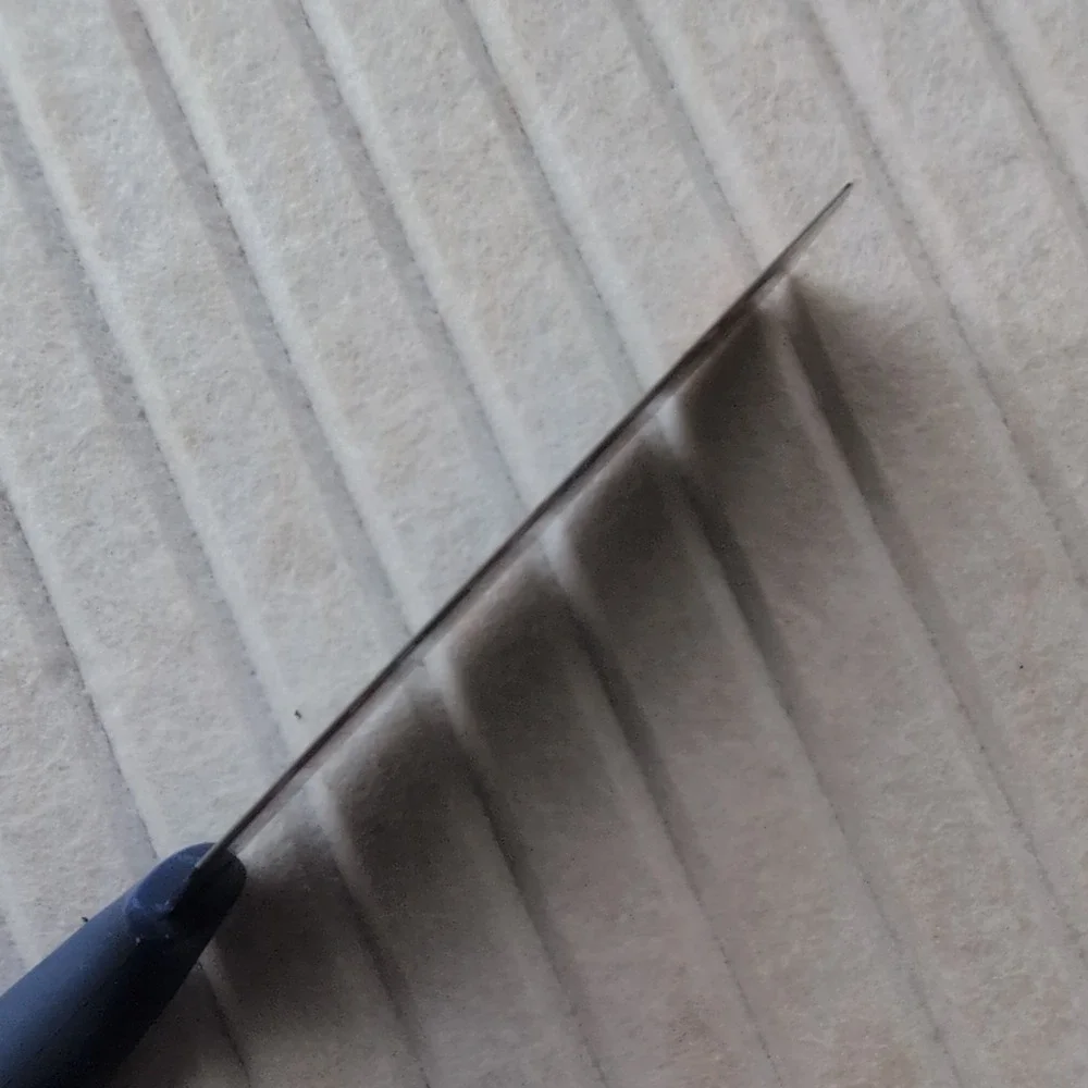 Multicolor Floral Nakiri Knife for‎ Vegetables with Plastic Handle